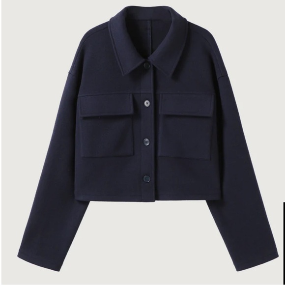 OGL Jackets & Blazers - OGL Cashmere-like Short Utility Jacket